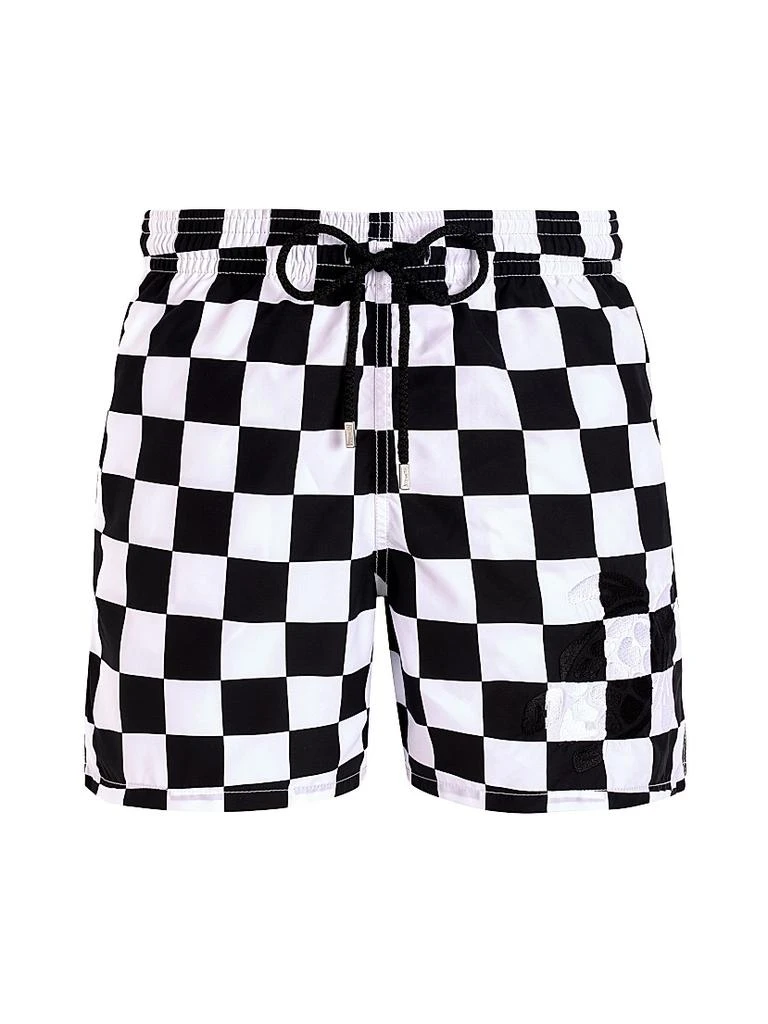 Vilebrequin Damier Print Swim Trunks