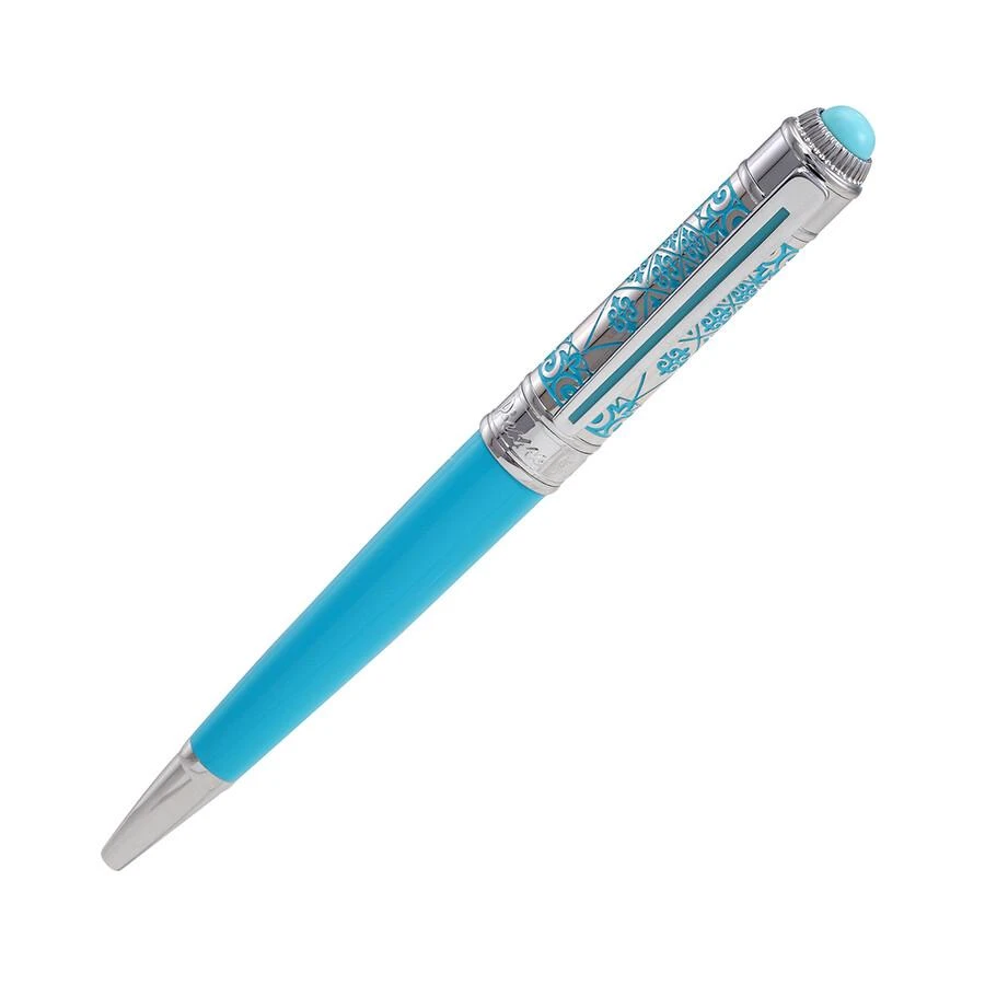 Picasso And Co Picasso and Co 18Kt Rhodium-Plated Brass Limited Edition Ballpoint Pen - Blue