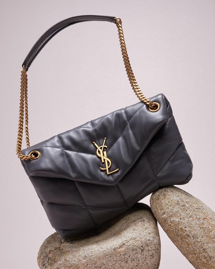 Yves Saint Laurent Lou Puffer Small YSL Shoulder Bag in