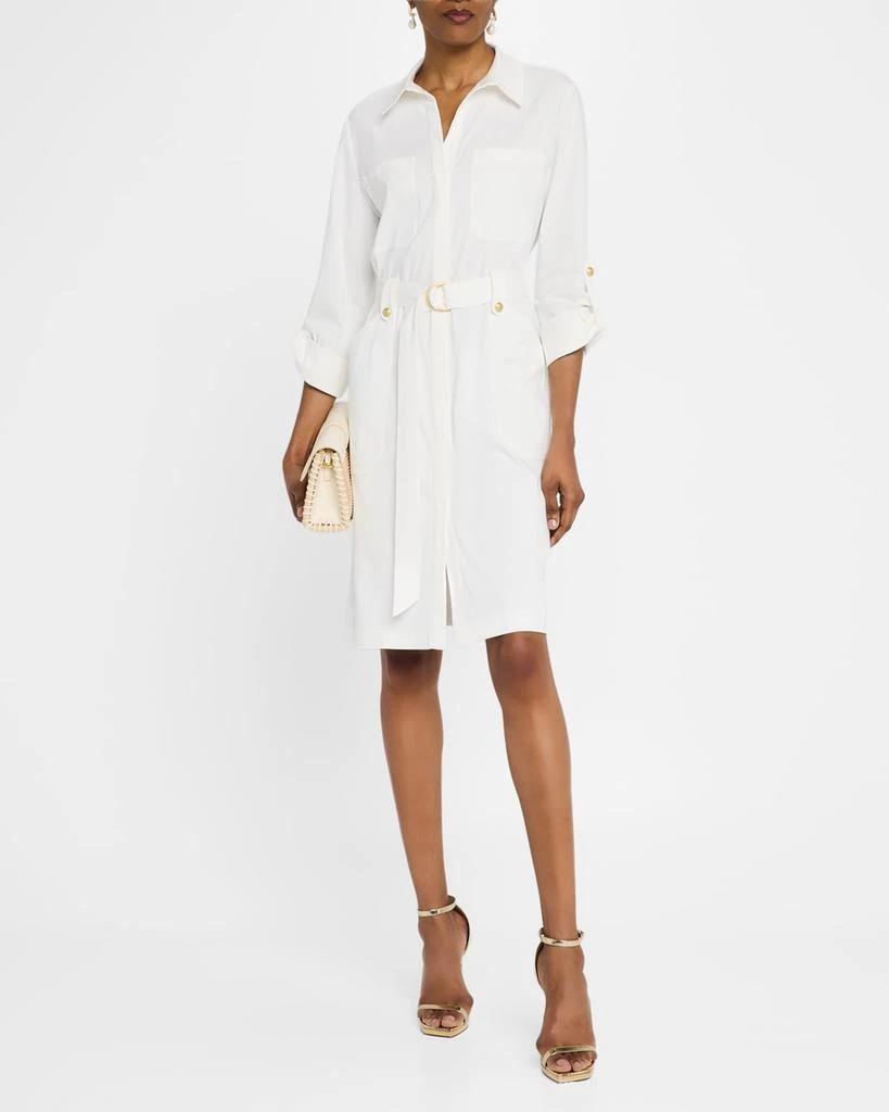Kobi Halperin Caryss Belted A-Line Shirtdress 4