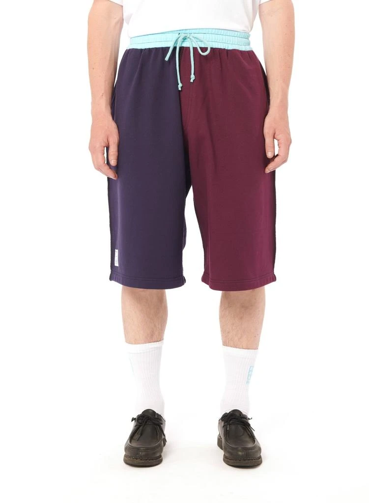 PACCBET PACCBET Patchwork Detailed Drawstring Waist Shorts 1