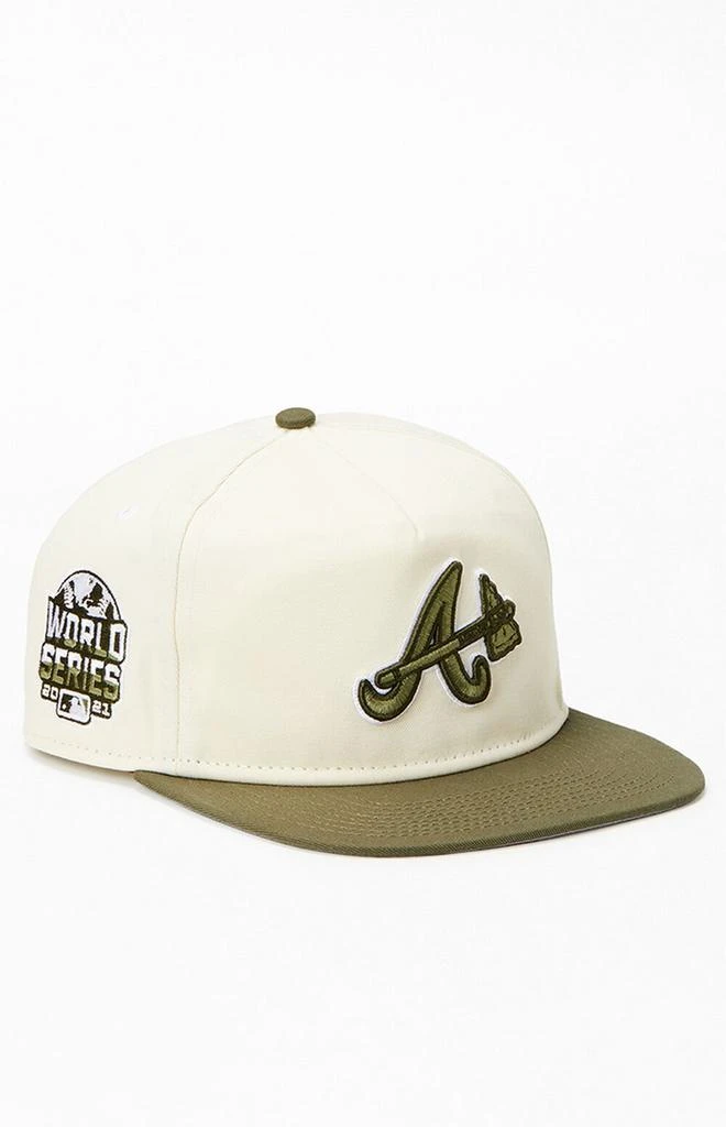 New Era Atlanta Braves Snapback Golfer Hat 1