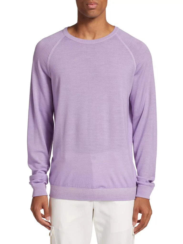 Saks Fifth Avenue COLLECTION Wool Crewneck Slim-Fit Sweater 3