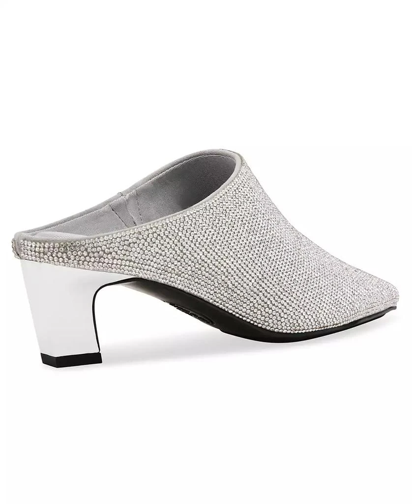 Anne Klein Women's Sabrine Kitten Heel Dress Mules 10