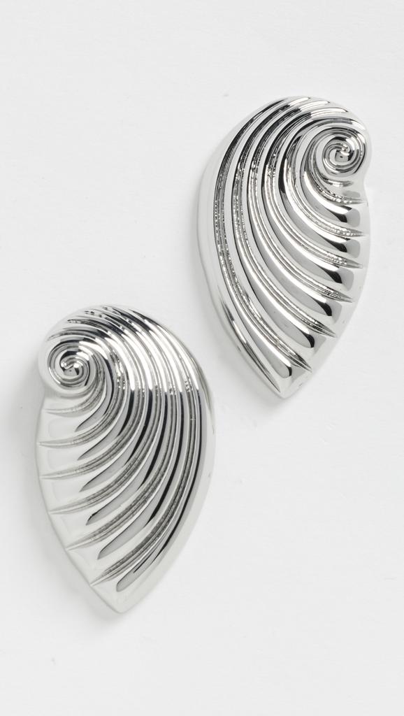 Kenneth Jay Lane Seashell Post Earrings