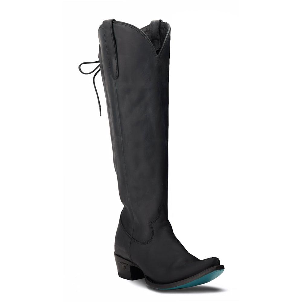LANE Olivia Jane Corset Snip Toe Zippered Cowboy Boots