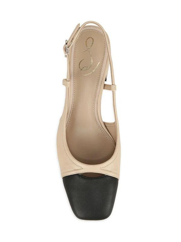 Sam Edelman Tarra Leather Slingback Pumps 5