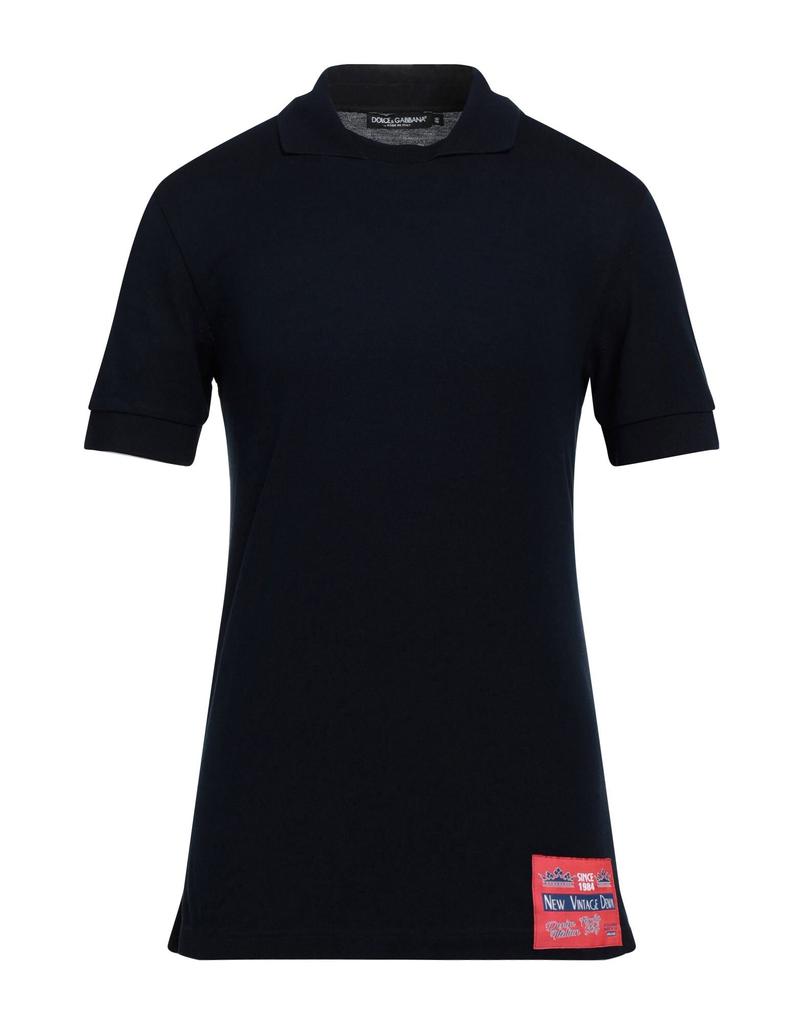 【関税&送料込】Dolce&Gabbana Jacquard Logo Polo Shirt Silk jacquard polo-shirt with DG logo in Black for Men