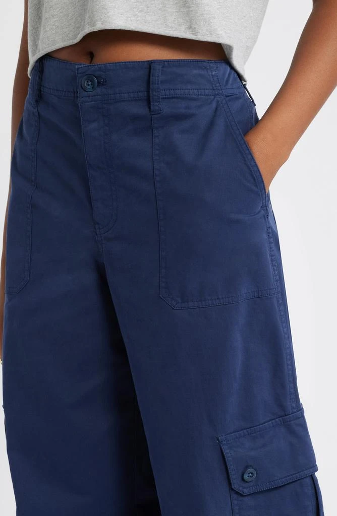 BP. Twill Wide Leg Cargo Pants 5