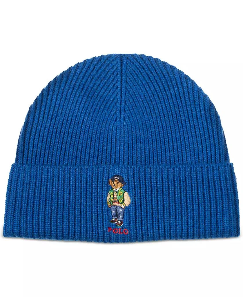 Ralph Lauren Men's Signature Varsity Bear Beanie 1