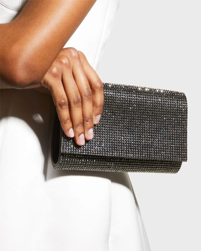 Judith Leiber Fizzy Crystal Flap Clutch Bag 2