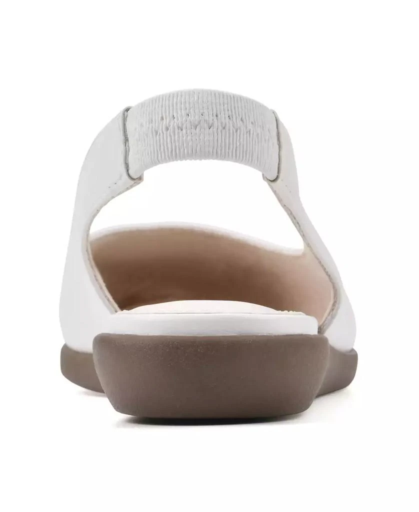 White Mountain Women's Memory Comfort Flat 3