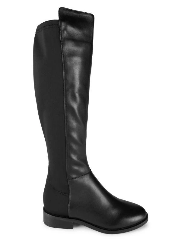 Saks Fifth Avenue Harrah Mixed Media Knee-High Boots 1