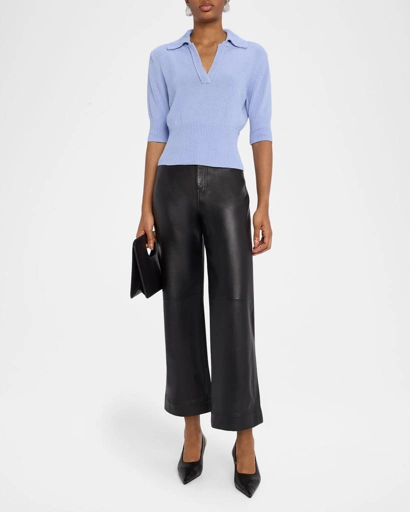 Proenza Schouler Reeve Polo Knit Top 2