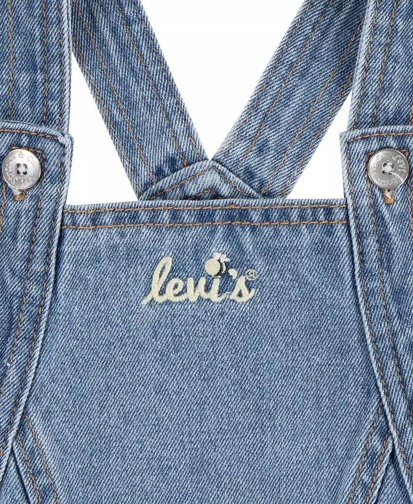 Levi's Little Girls 2-Piece Denim Pinafore Dress Set 6