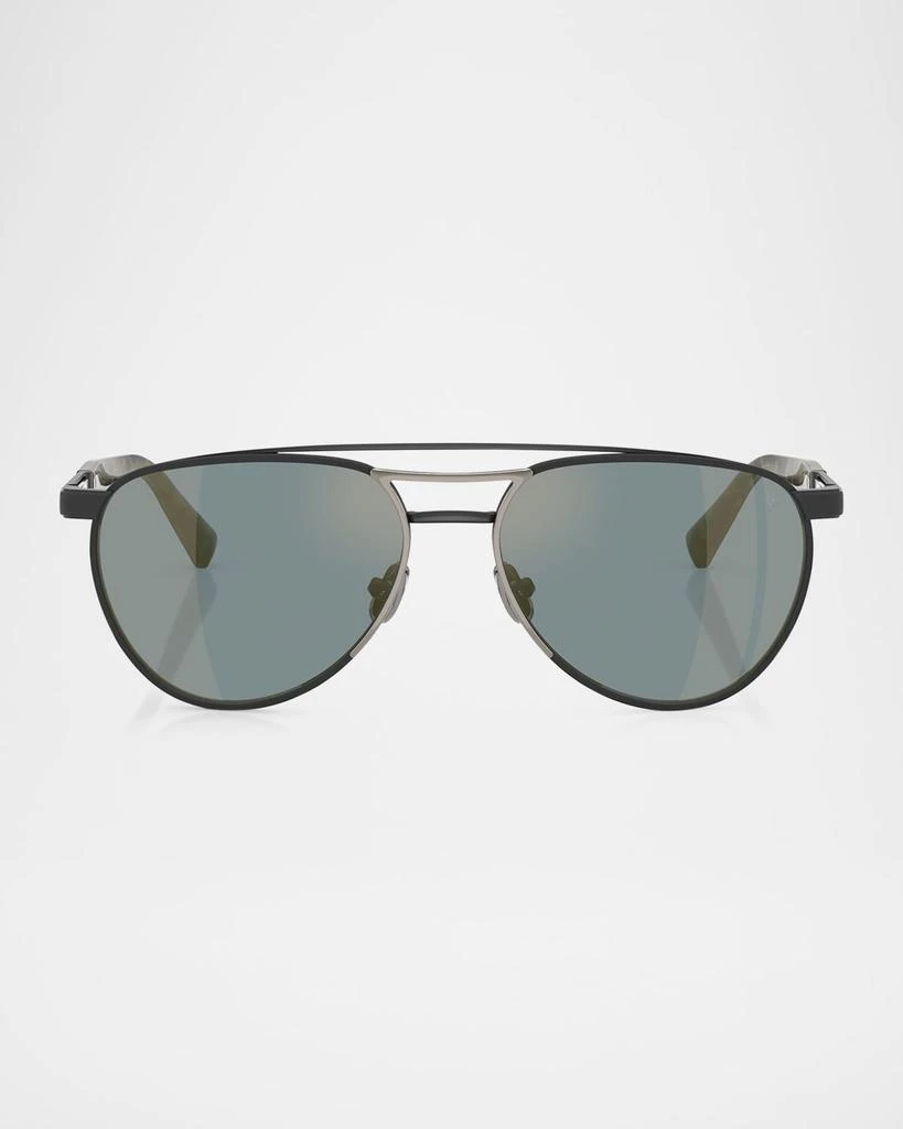 Brunello Cucinelli Men's BC2007ST Aviator Sunglasses 1
