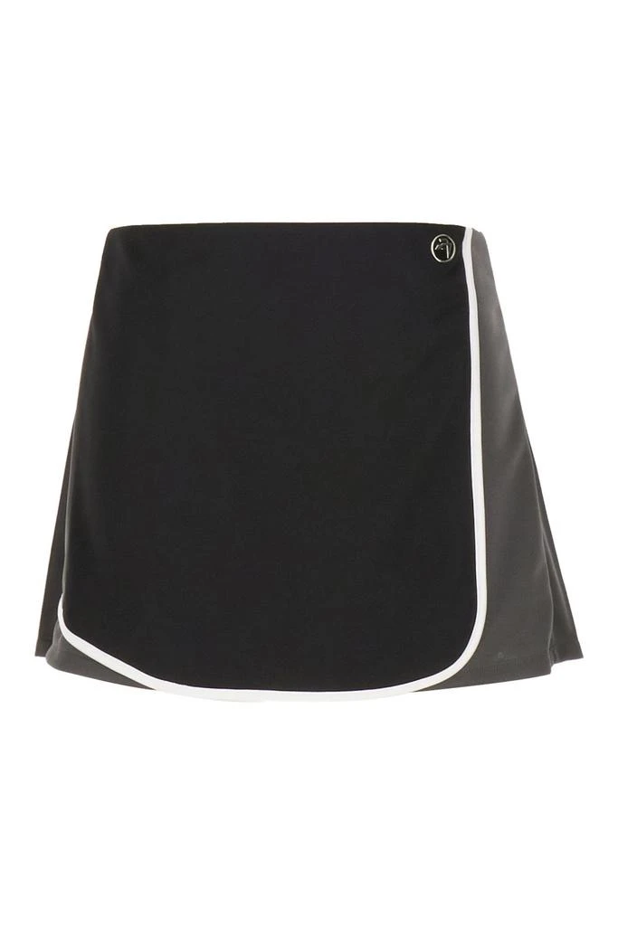 Ambush Ambush Back Pleat Detailed Mini Track Skirt 1