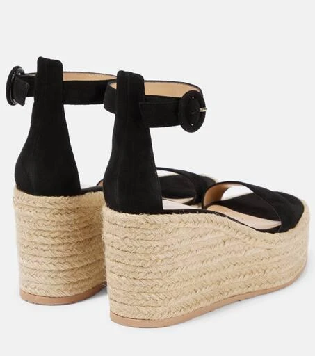 Gianvito Rossi Portofino suede espadrille wedges 3