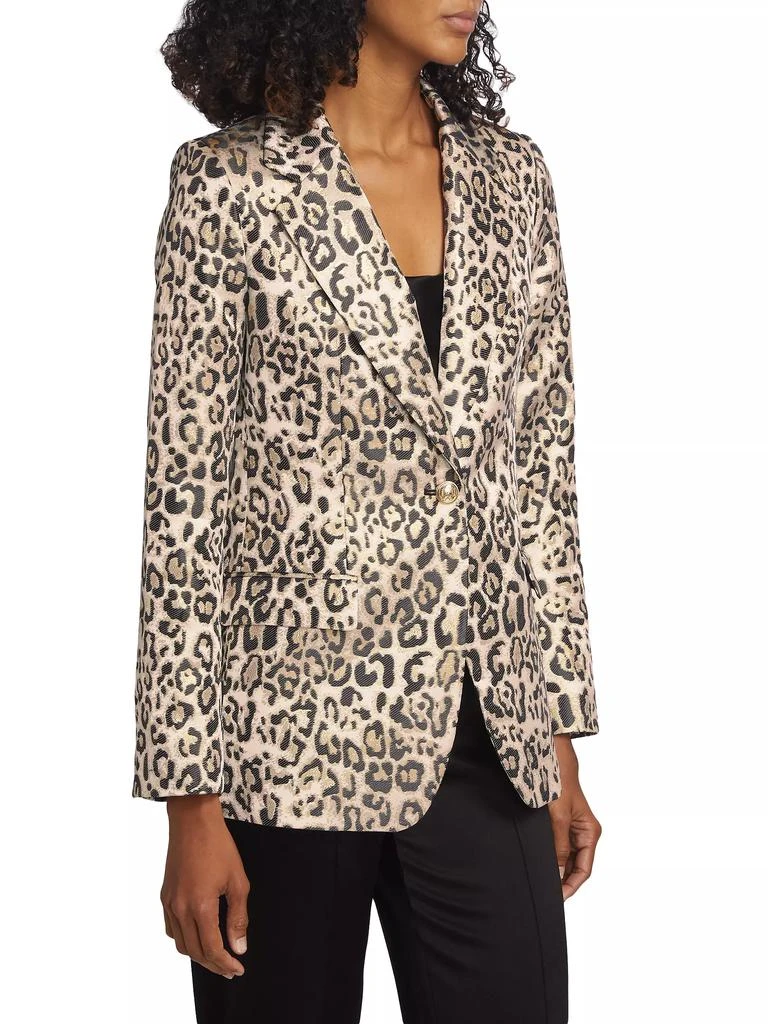 Elie Tahari The Marcie Leopard-Print Blazer 4