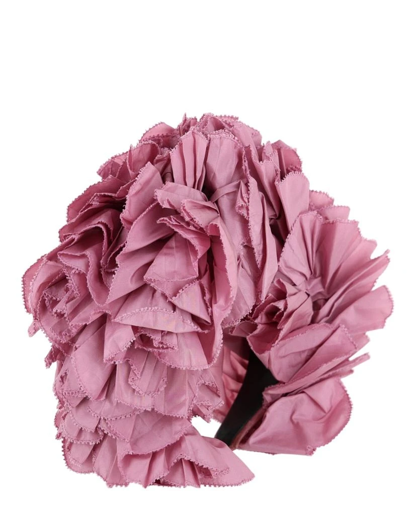 Gucci Ruffle Silk Headband 2