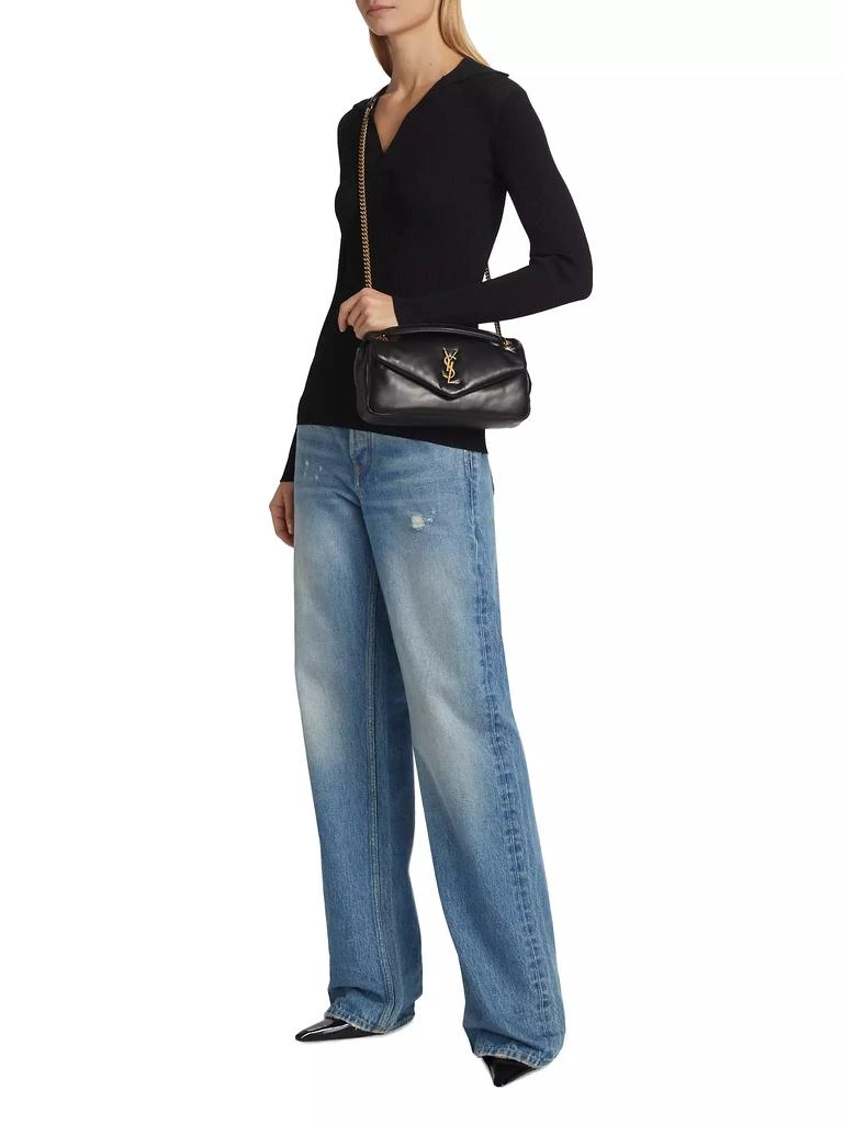 Yves Saint Laurent Calypso Shoulder Bag in Lambskin 3