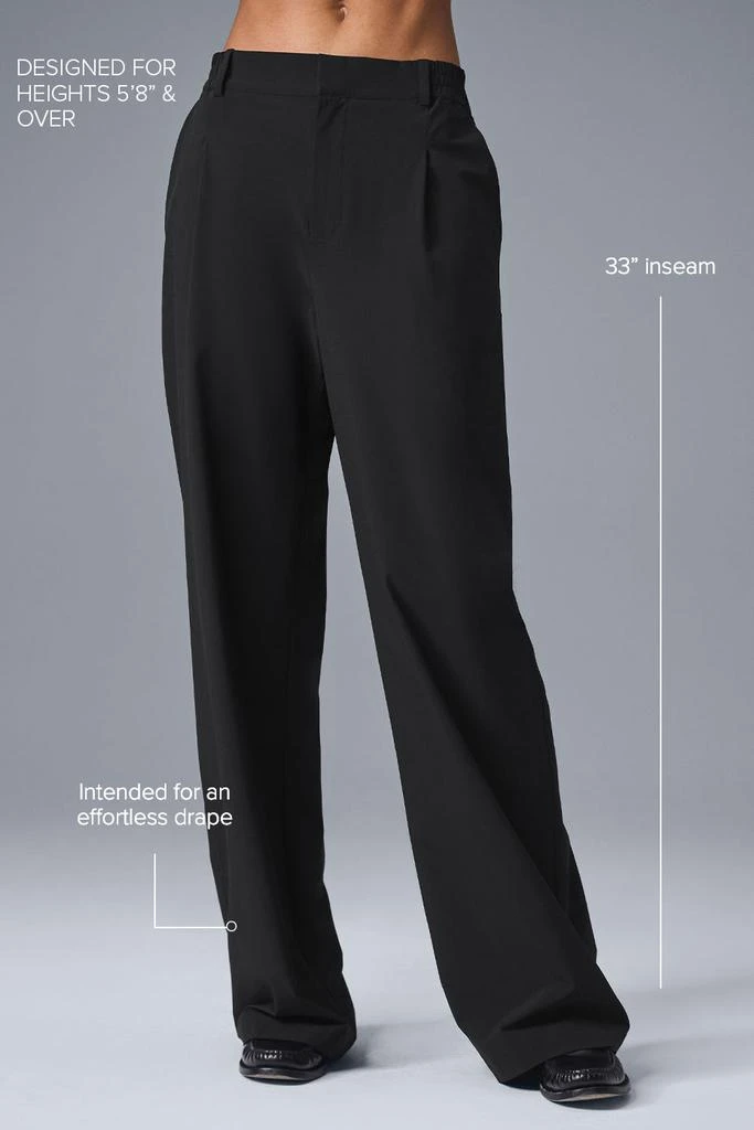 Alo High-Waist Pursuit Trouser (Long) - Black 2