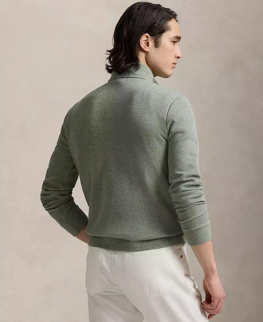 Ralph Lauren Men's Double-Knit Mesh Quarter-Zip Pullover