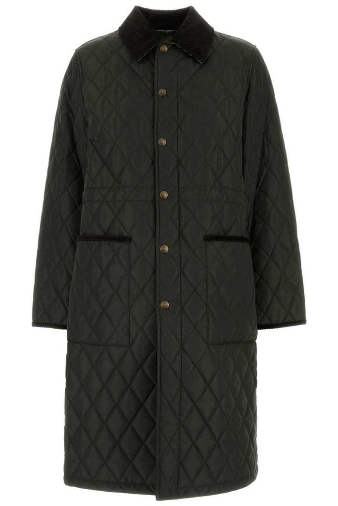Burberry Cotswold Boxy Quilted Logo Jacket - Jackets - Free