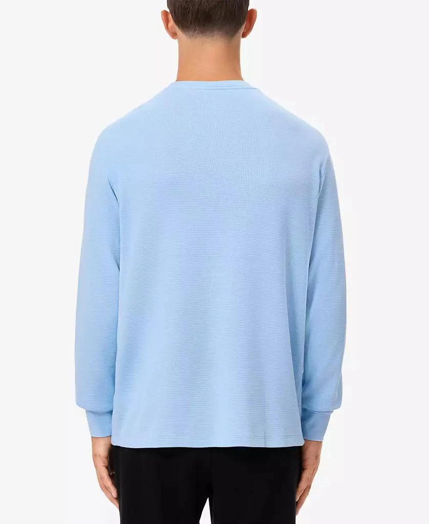 Lacoste Men
s Exclusive Crocodile Waffle-Knit Thermal Shirt 7