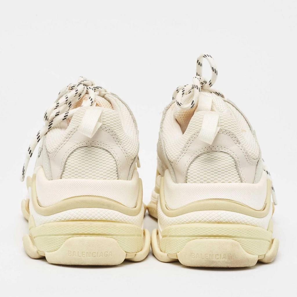 Balenciaga Balenciaga Grey Nubuck and Mesh Triple S Sneakers Size 37 5