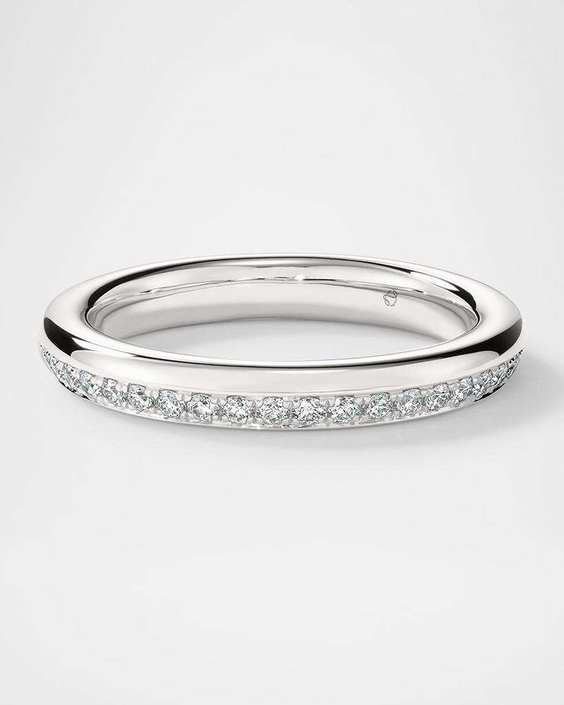 Hearts On Fire 18K White Gold Barre Diamond Pave Band Ring