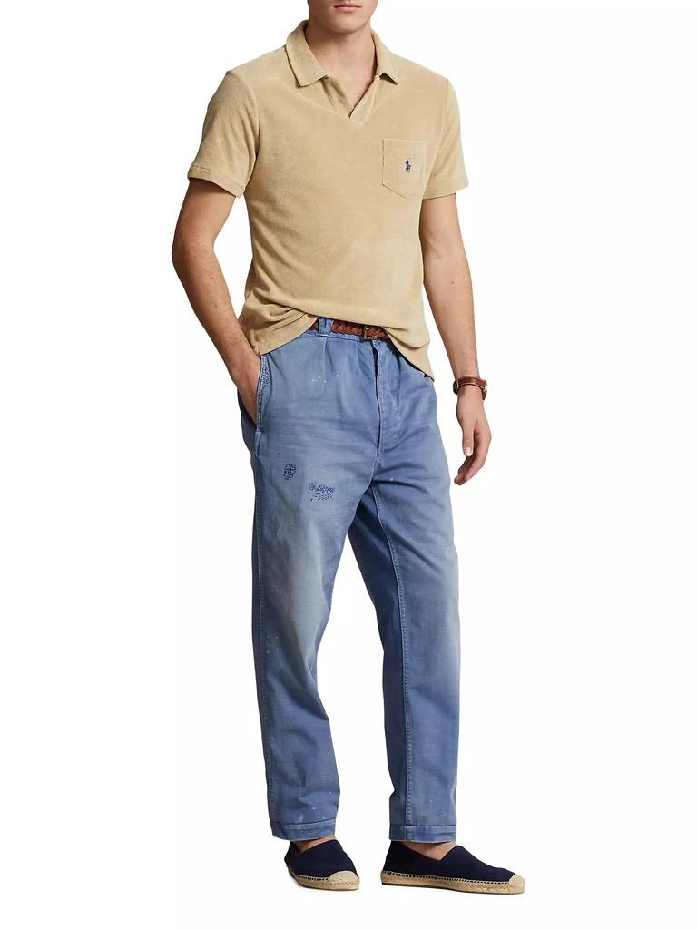 Ralph Lauren Cotton-Blend Terry Polo Shirt 2