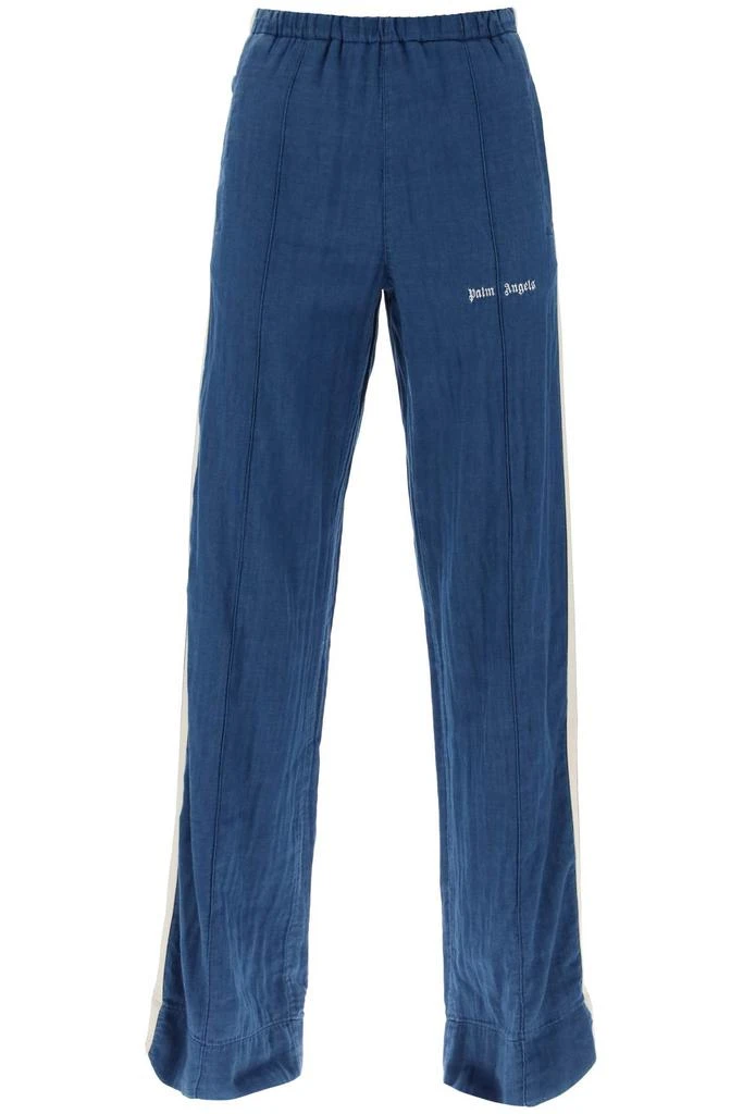 Palm Angels  INDIGO BLUE DENIM SPORT PANTS 1