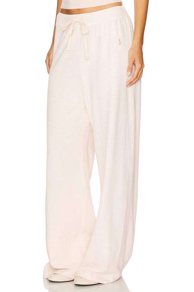 Eterne Eterne - Drawstring Wide Leg Sweatpant