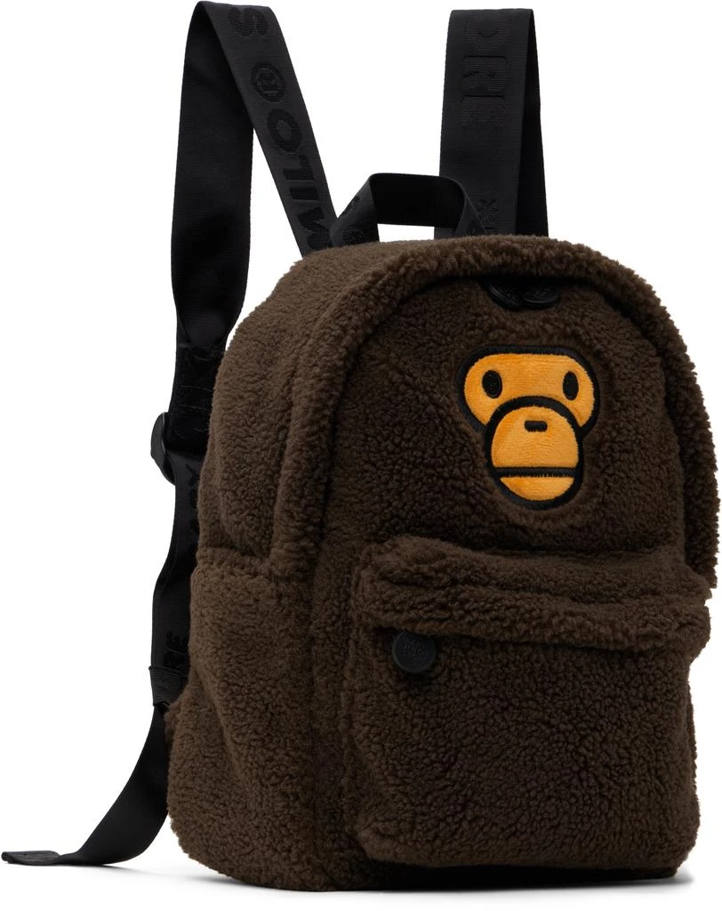 Bape Brown Baby Milo Mini Fur Backpack 2