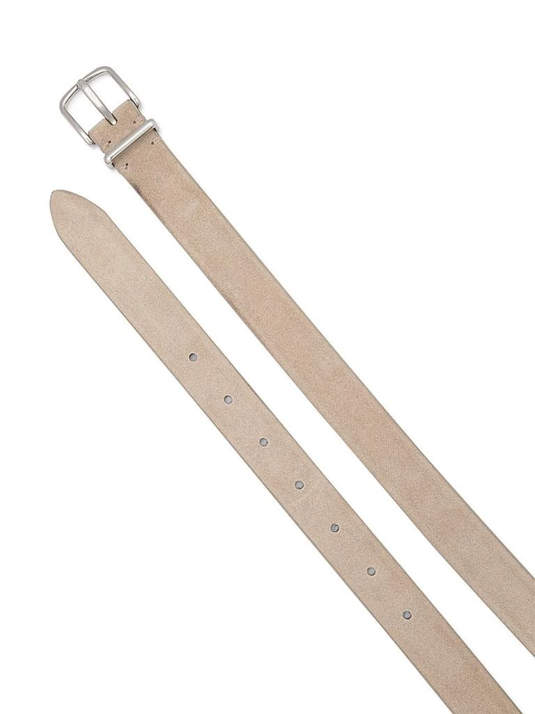 Vince Suede Polished Buckle Belt 3