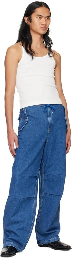 Dion Lee Blue Relaxed Jeans 4