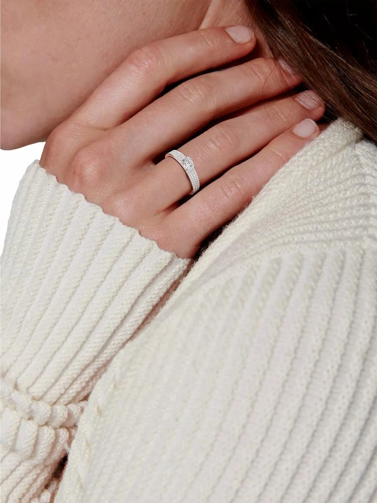 Unsaid Meta 18K White Gold &amp; 1.42 TCW Lab-Grown Diamond Ring 2