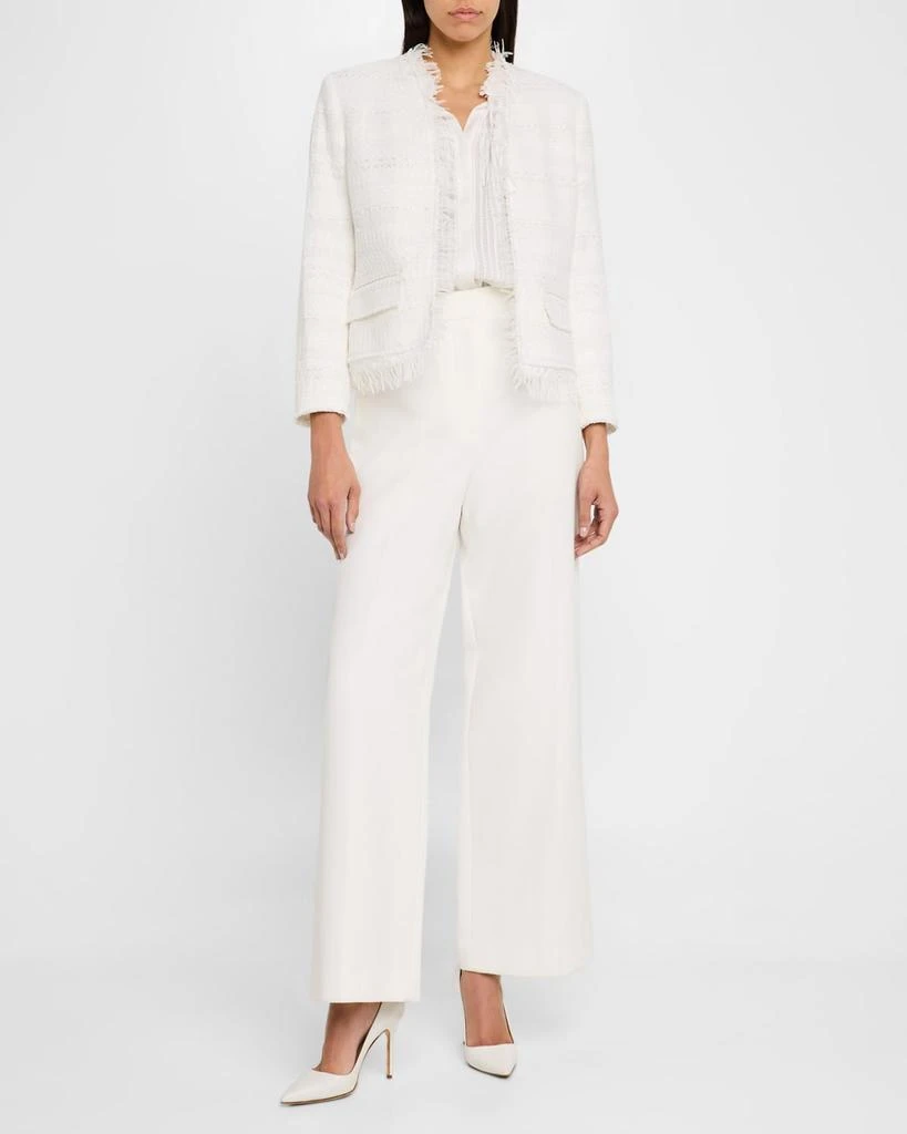 Kobi Halperin Harper Fringe-Trim Tweed Jacket 2