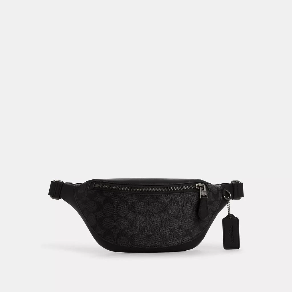 Coach Warren Mini Belt Bag In Signature Canvas 1