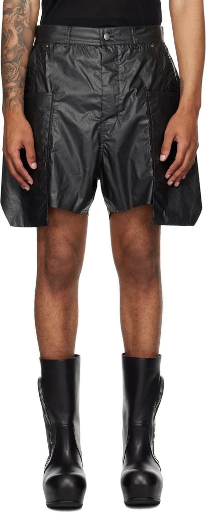 Rick Owens Black Concordians Stefan Cargo Shorts 1