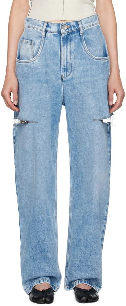 MAISON MARGIELA Blue Slash Jeans 1