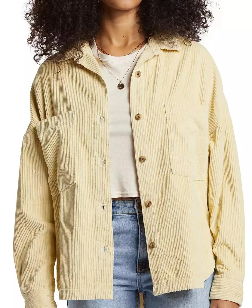 Billabong Juniors' Stoked on You Cotton Corduroy Shirt Jacket 1