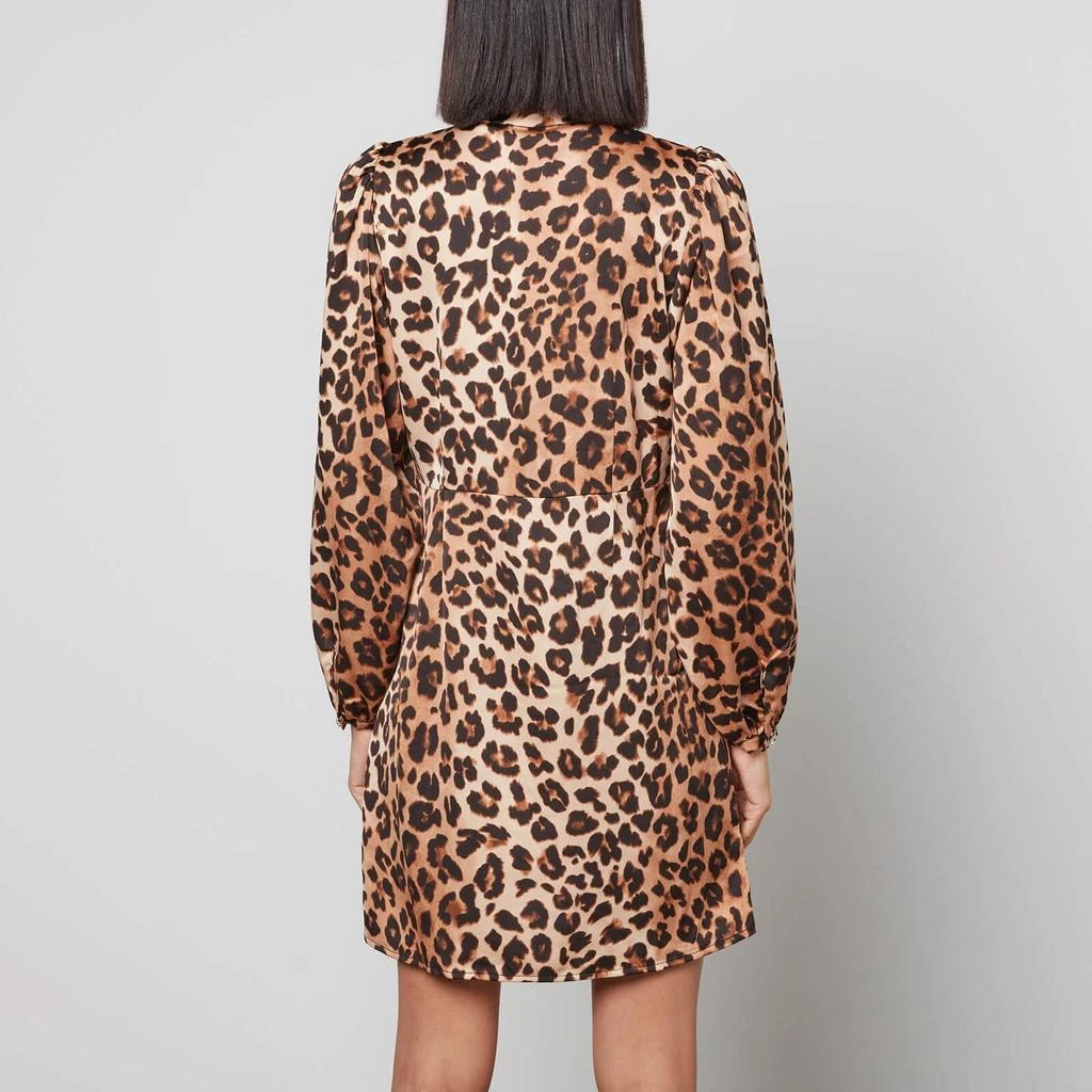 Cras CRAS Lavacras Leopard-Print Recycled Satin Mini Dress 2