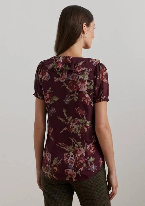 Ralph Lauren Ralph Lauren Floral Georgette Puff Sleeve Blouse 2