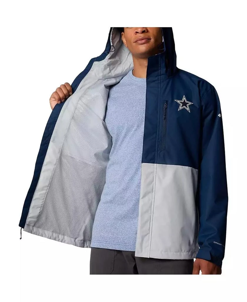 Columbia Men's Navy/Silver Dallas Cowboys Field Bound Omni-Shield Full Zip Jacket 2
