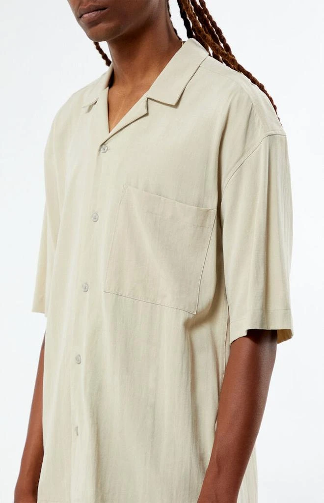 PacSun Suede Tencel Camp Shirt 2