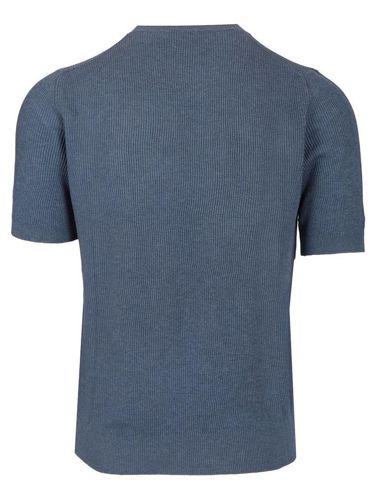 mauro ottaviani Mauro Ottaviani Ribbed Crew Neck T-Shirt