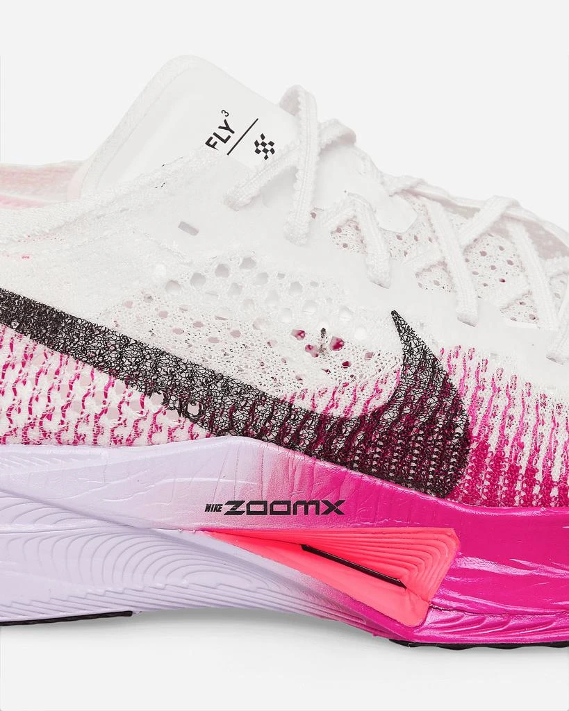 NIKE Women's Vaporfly 3 Sneakers White / Purple Agate / Vivid Grape / Black 7
