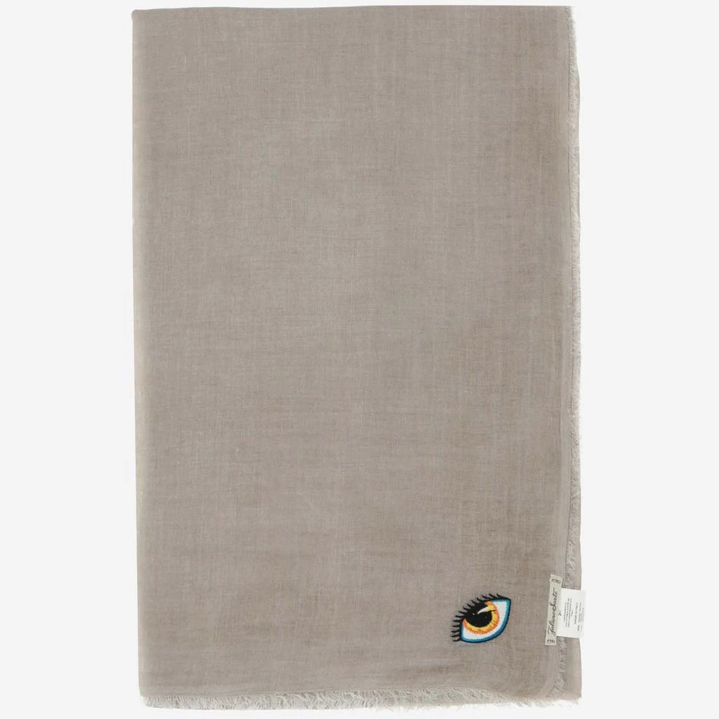 Faliero Sarti Faliero Sarti Eye Embroidered Scarf 1